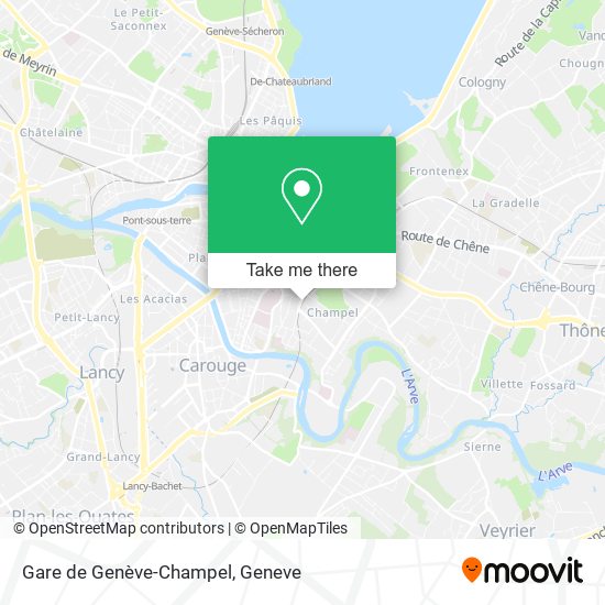 Gare de Genève-Champel map