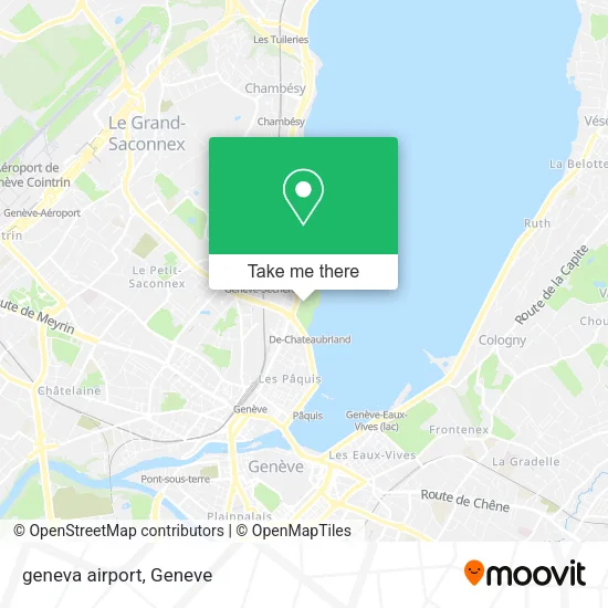 geneva airport map
