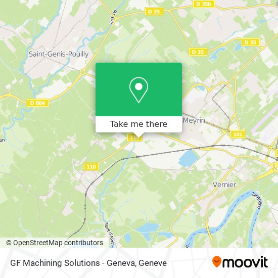 GF Machining Solutions - Geneva map