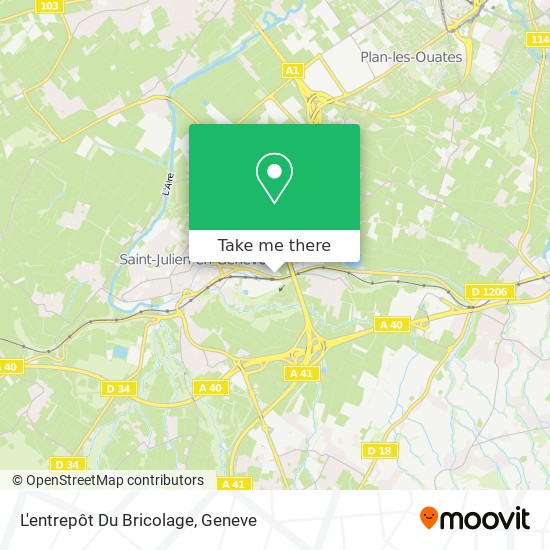 L'entrepôt Du Bricolage map