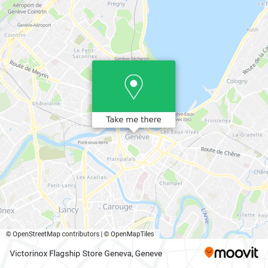 Victorinox Flagship Store Geneva map