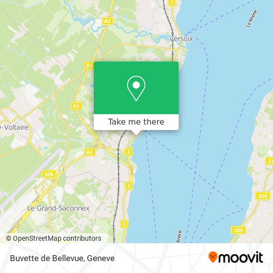 Buvette de Bellevue map