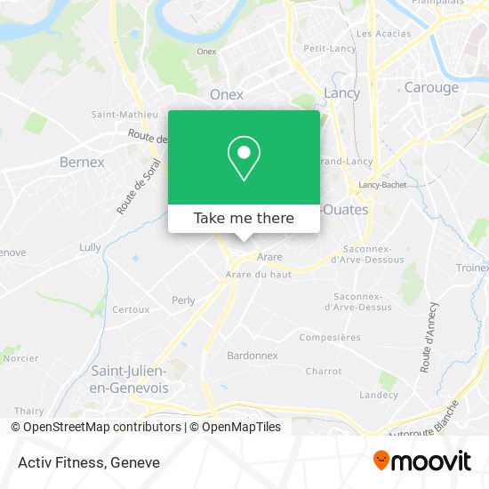 Activ Fitness map