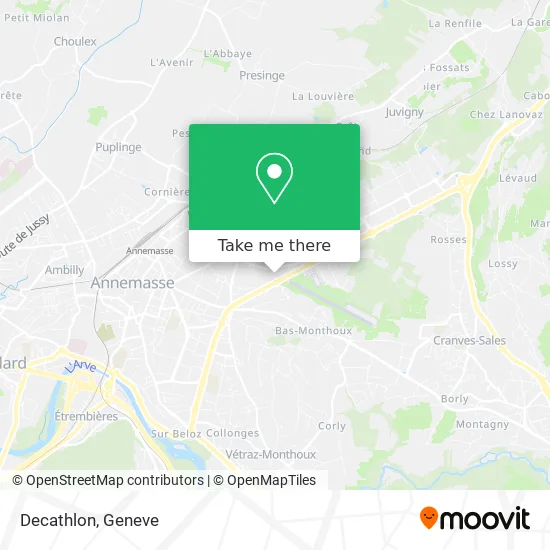 Decathlon map