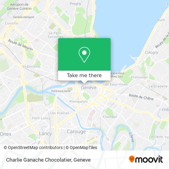 Charlie Ganache Chocolatier map