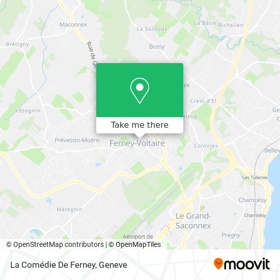 La Comédie De Ferney map