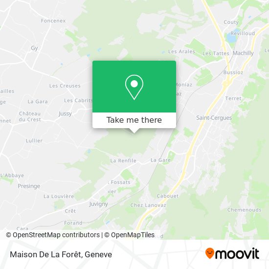 Maison De La Forêt map