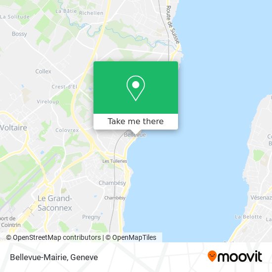 Bellevue-Mairie map