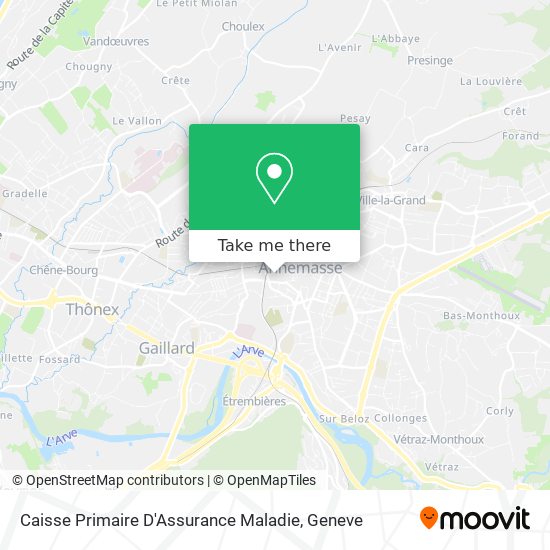 Caisse Primaire D'Assurance Maladie map