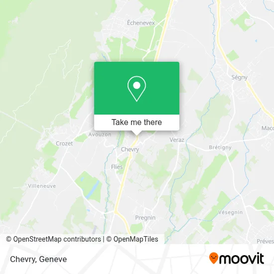 Chevry map