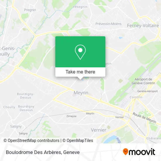 Boulodrome Des Arbères map