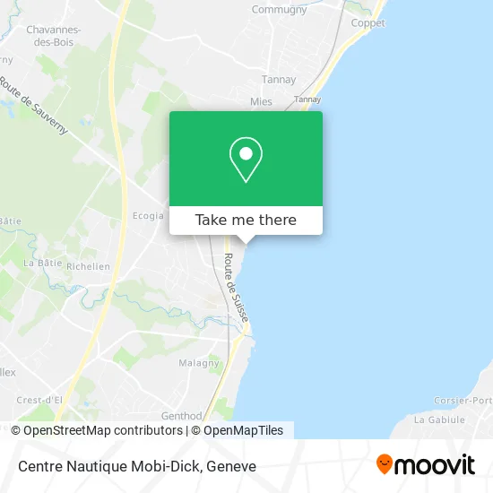 Centre Nautique Mobi-Dick map