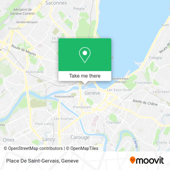 Place De Saint-Gervais map