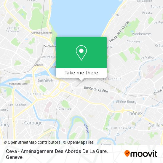 Ceva - Aménagement Des Abords De La Gare map