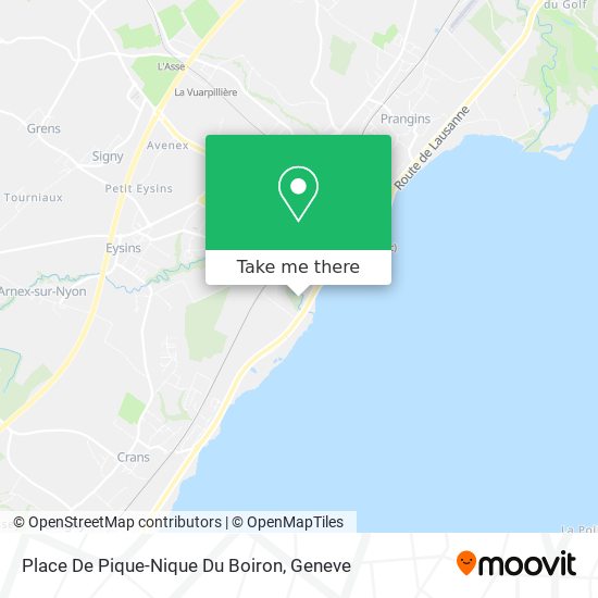 Place De Pique-Nique Du Boiron map