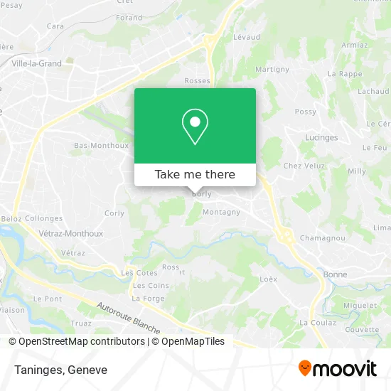Taninges map