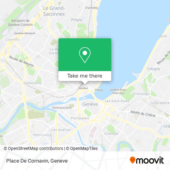 Place De Cornavin map