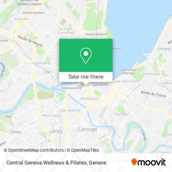 Central Geneva Wellness & Pilates map