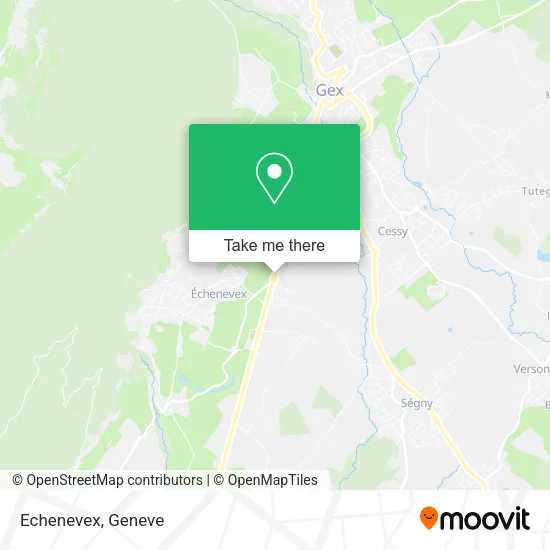Echenevex map