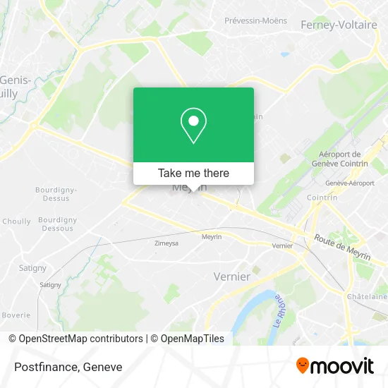 Postfinance map