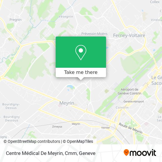 Centre Médical De Meyrin, Cmm map
