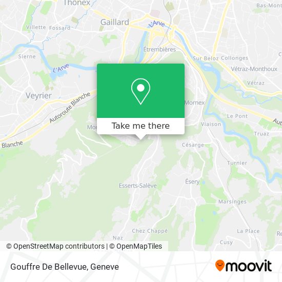 Gouffre De Bellevue map