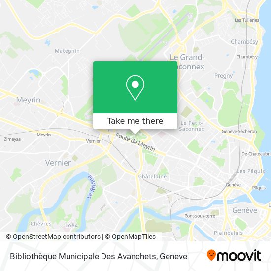 Bibliothèque Municipale Des Avanchets map