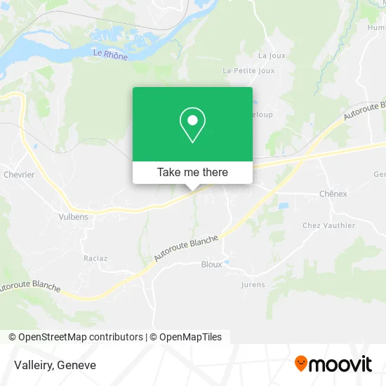 Valleiry map