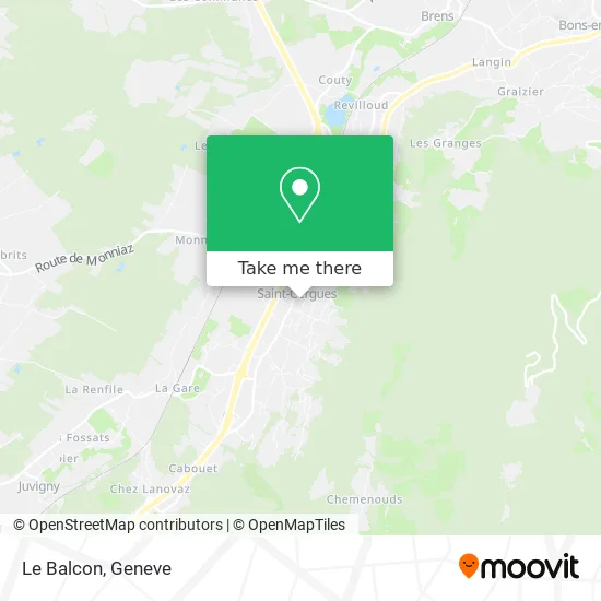 Le Balcon map