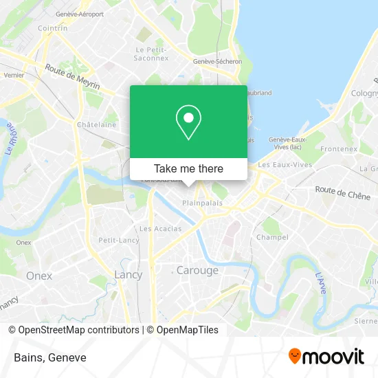Bains map