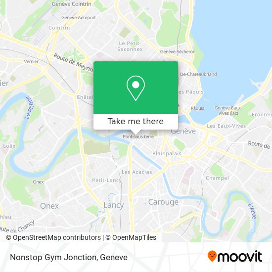 Nonstop Gym Jonction map