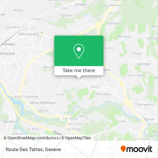 Route Des Tattes map