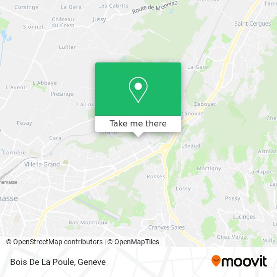 Bois De La Poule map