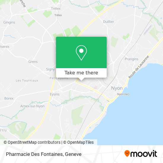 Pharmacie Des Fontaines map