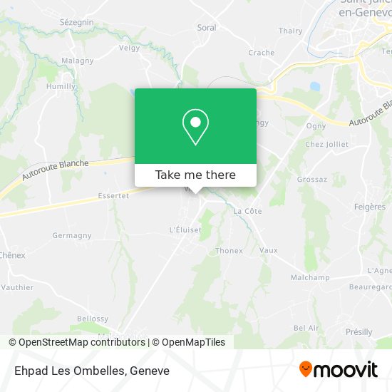 Ehpad Les Ombelles map