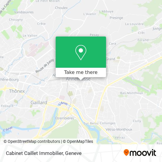 Cabinet Caillet Immobilier map