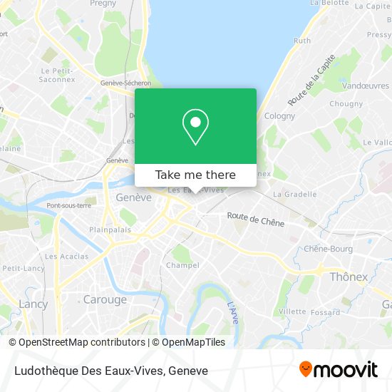 Ludothèque Des Eaux-Vives map