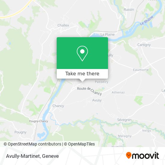 Avully-Martinet map