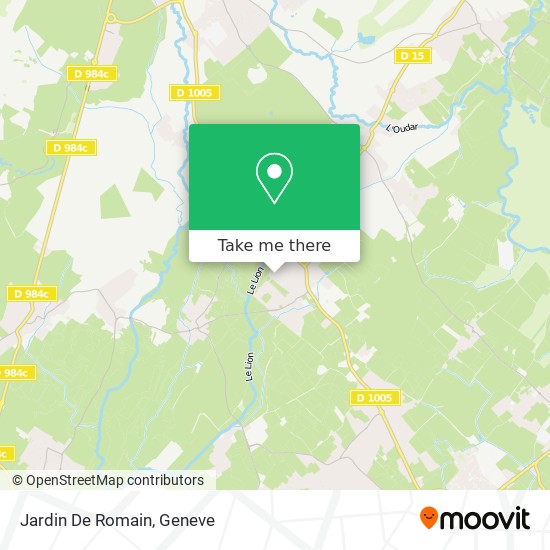 Jardin De Romain map