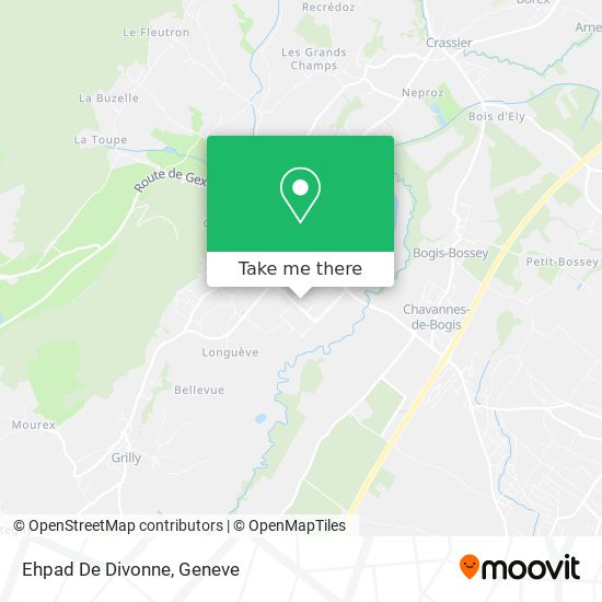 Ehpad De Divonne map
