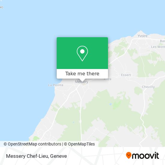 Messery Chef-Lieu map