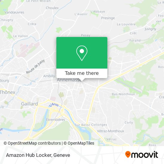 Amazon Hub Locker map