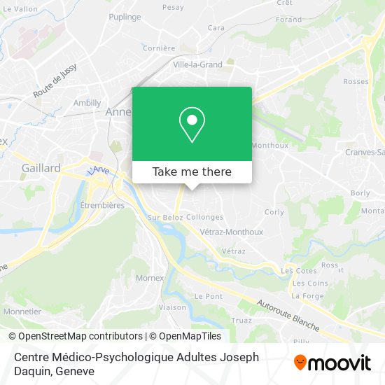 Centre Médico-Psychologique Adultes Joseph Daquin map