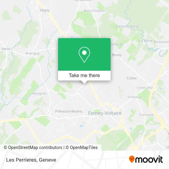 Les Perrieres map