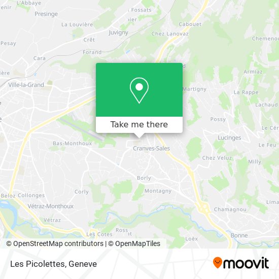 Les Picolettes map