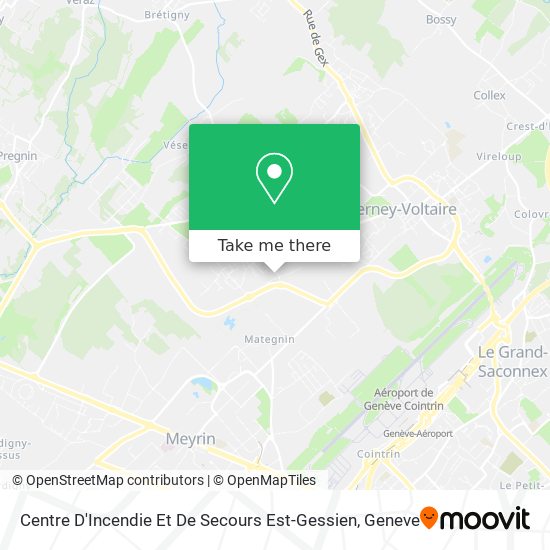 Centre D'Incendie Et De Secours Est-Gessien map