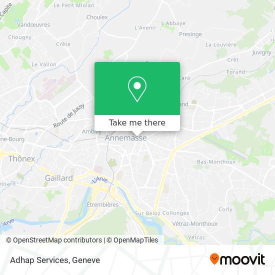 Adhap Services map