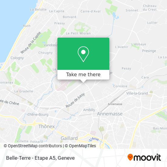 Belle-Terre - Etape A5 map