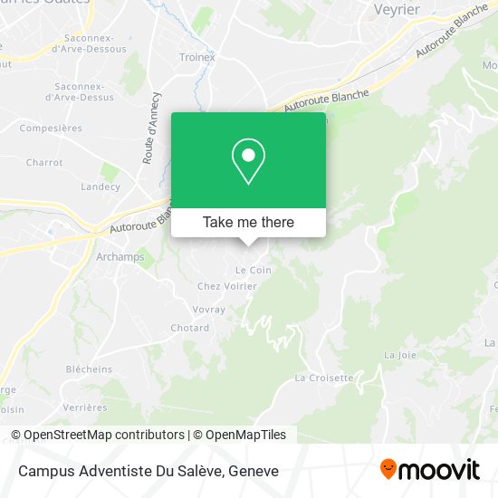 Campus Adventiste Du Salève map