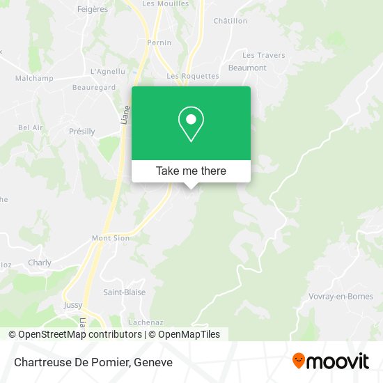 Chartreuse De Pomier map